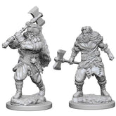 Barbaro Umano Maschio - 2 Miniature D&D Nolzur's Marvelous